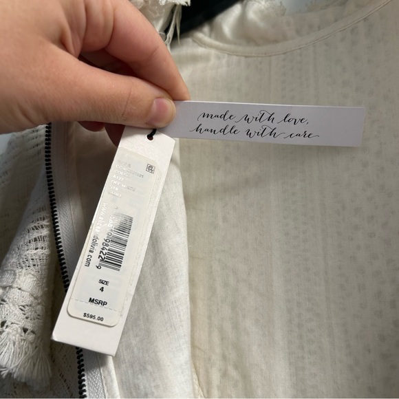 NWT Alice + Olivia Bea tiered ruffle dress size 4 - Picture 12 of 12